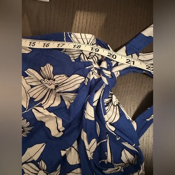 Sonoma Blue Floral Midi Skirt XL - Picture 8 of 13